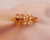 Anel Folhas - loja online