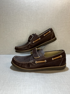 Zapato Nautico-Colegial Ferli Marron-Habano