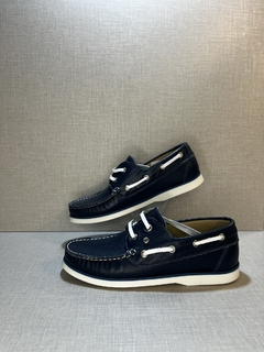 Zapato Nautico-Colegial Ferli azul