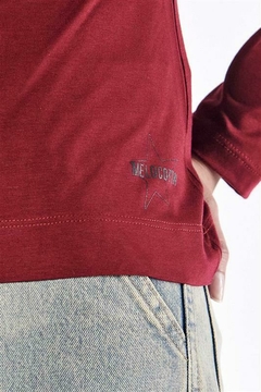 Polera Melocoton Basica 73-bordo - comprar online