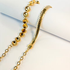 Pulseira KIT DUO Champagne na internet