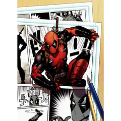 Placa Decorativa MDF Deadpool 006