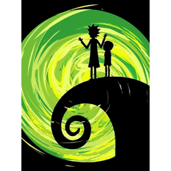 Placa Decorativa MDF Rick And Morty 065