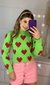 Blusa de tricô/tricot Flávia na internet