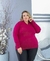 Blusa básica gola V tamanho PLUS - comprar online