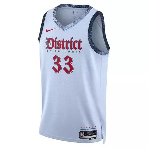 Camiseta Regata NBA Washington Wizards - City Edition 24/25 - Masculina Nike - Branca
