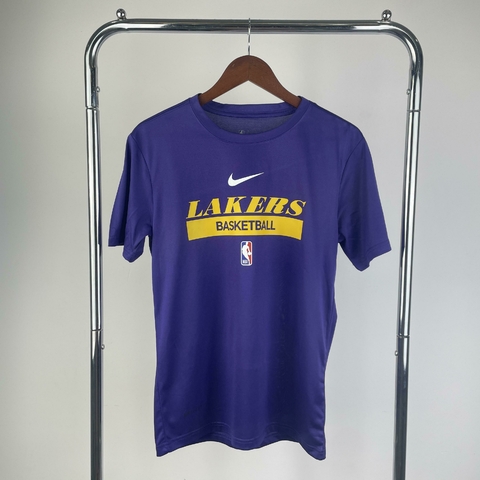 Camiseta Dri-Fit NBA Los Angeles Lakers - Pré Jogo - Masculina Nike - Azul
