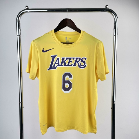 Camiseta Dri-Fit NBA Los Angeles Lakers - Masculina Nike - Amarela
