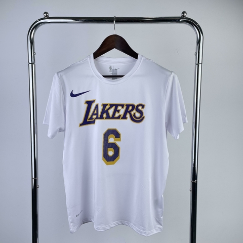 Camiseta Dri-Fit NBA Los Angeles Lakers - Masculina Nike - Branca
