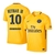 Camisa Retrô Paris Saint-Germain II 2017/18 #10 Neymar Masculina Nike, amarela, modelo torcedor.







