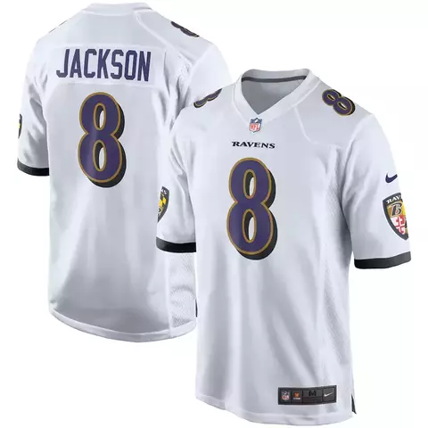 Jersey NFL Baltimore Ravens Masculina - Branca