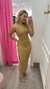 VESTIDO MIDI LUXO - TEXTURIZADO
