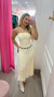 VESTIDO RENDA MIDI