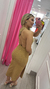 VESTIDO MIDI LUXO - TEXTURIZADO - comprar online
