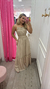 VESTIDO LONGO BEGE