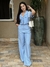 CONJUNTO CALÇA PANTALONA E CROPPED