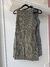 VESTIDO CURTO BOTÕES LISTRADO