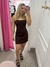 VESTIDO CURTO CORSET SARJA na internet