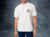 Remera blanca Estampada Gojo Oversize - comprar online