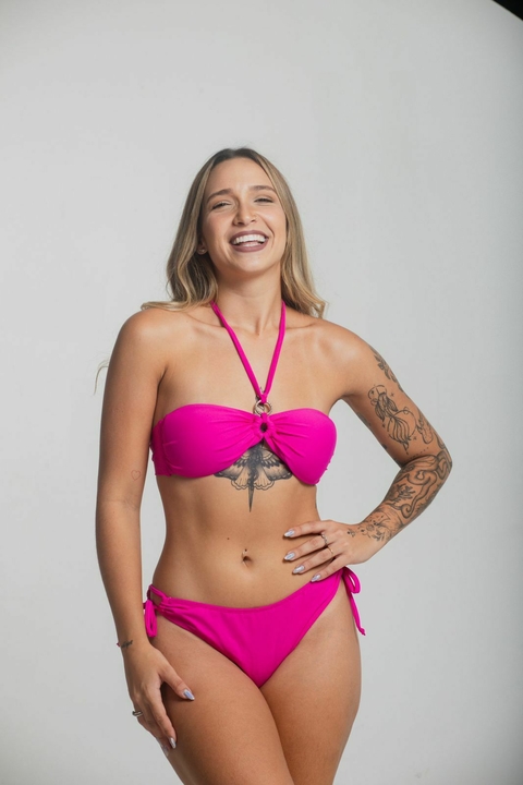 Top Argola Dupla pink - comprar online
