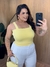 Imagem do Top Cropped Plus Size Academia Alça Larga Forrado Reforçado