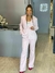 BLAZER ALFAIATARIA ROSA AMARRAÇÃO NA CINTURA