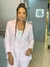 BLAZER ALFAIATARIA ROSA AMARRAÇÃO NA CINTURA - Flavia Ferrer