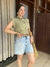 CAMISA CROPPED LASTEX VERDE MILTAR na internet