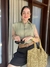 CAMISA CROPPED LASTEX VERDE MILTAR - Flavia Ferrer
