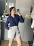 CAMISA DECOTE V AZUL MARINHO na internet