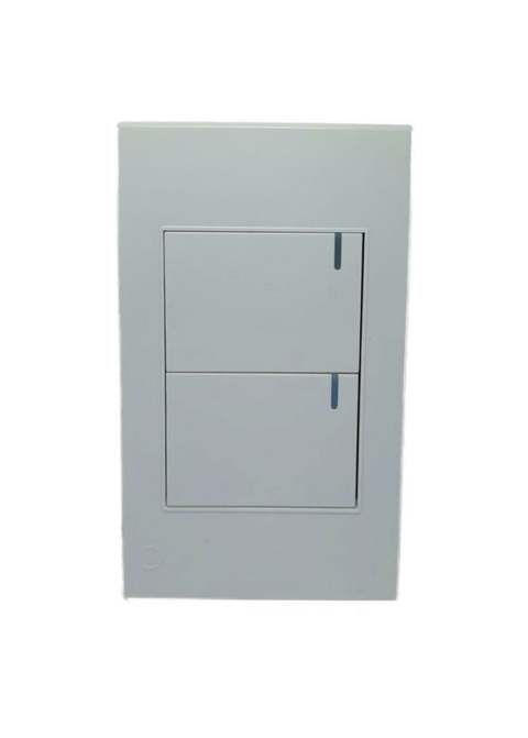 Interruptor Doble Linea Premium White - comprar en línea