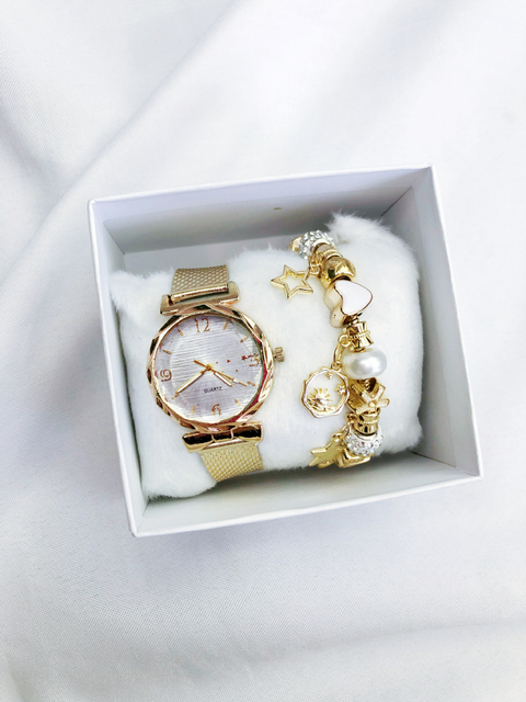Relógio Feminino Dourado