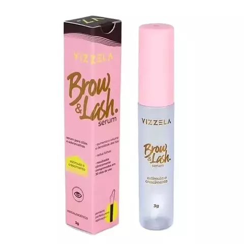 Sérum de crescimento Brow e Lash - Vizzela