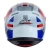CAPACETE ASX CITY KINGDOM BRILHO BRANCO/VERMELHO/AZU - Rota Moto Pecas