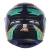 CAPACETE ASX DRAKEN THUNDER FOSCO PRETO/VERDE/LARANJA - Rota Moto Pecas