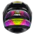 CAPACETE ASX CITY STORM BRILHO PRETO COLORS - Rota Moto Pecas