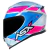 Imagem do CAPACETE ASX EAGLE FAST BRILHO BRANCO/ROSA/AZUL
