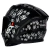 CAPACETE ASX CITY FUN BRILHO PRETO/BRANCO - loja online