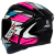 CAPACETE ASX CITY START BRILHO PRETO/TURQUESA/ROSA - loja online