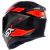 CAPACETE ASX EAGLE FAST BRILHO PRETO/VERMELHO/GRAFITE - loja online