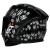 CAPACETE ASX CITY FUN BRILHO PRETO/BRANCO - loja online