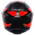 CAPACETE ASX EAGLE FAST BRILHO PRETO/VERMELHO/GRAFITE - Rota Moto Pecas