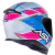 CAPACETE ASX EAGLE FAST BRILHO BRANCO/ROSA/AZUL na internet