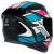 CAPACETE ASX CITY START BRILHO PRETO/TURQUESA/ROSA na internet