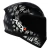 CAPACETE ASX CITY FUN BRILHO PRETO/BRANCO - comprar online