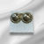 Brinco Botão Trabalhado (banho ouro18K 750) - comprar online