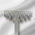 Brinco Trio Argola Ródio Branco (banho ródio branco)