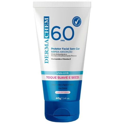 PROTETOR SOLAR FACIAL 60 FPS - DERMACHEM LABORATORY