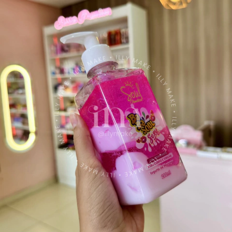 GEL HIDRATANTE PARA CORPO E VIRILHA BABASOUL SEXY IOGURTE DE MORANGO - SOUL