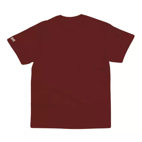 Camiseta Casual Vinho de frente